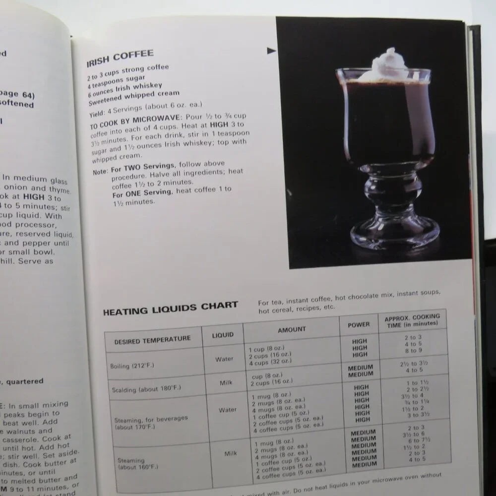 JCPenney Convection Microwave Oven Cookbook 1985 Hardback